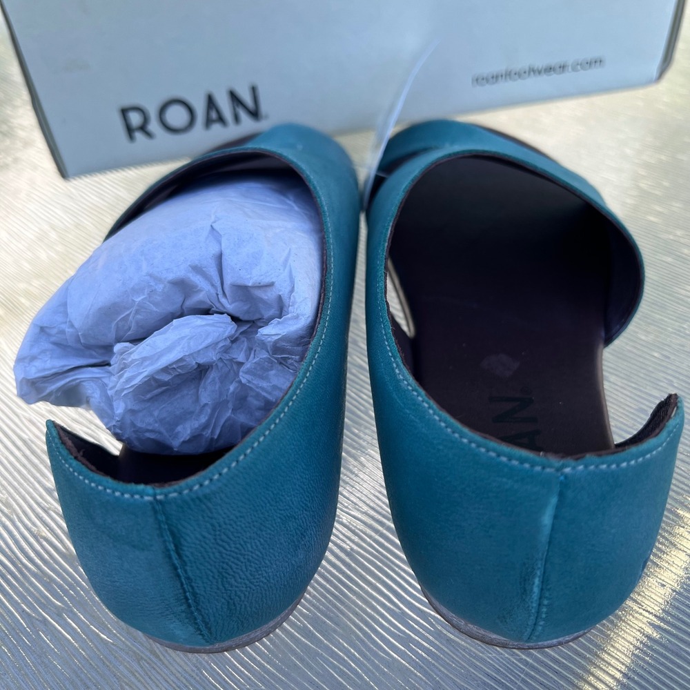 Bed Stu Roan Irie Leather Flat Sandals W6 Moss color - Picture 2 of 7